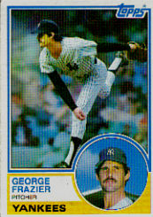 1983 Topps      123     George Frazier